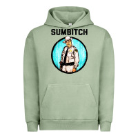 Pigment Oil Green sumbitch Urban Hoodie - linhVisuals