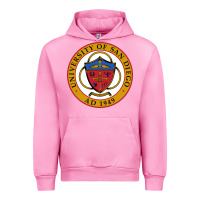 Fuchsia Pink university of san diego Urban Hoodie - linhVisuals