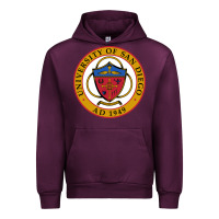 Mauve Wine university of san diego Urban Hoodie - linhVisuals