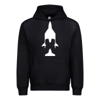 Black Virgin Galactic Evolution Urban Hoodie - linhVisuals