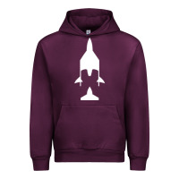 Mauve Wine Virgin Galactic Evolution Urban Hoodie - linhVisuals