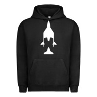 Pigment Black Virgin Galactic Evolution Urban Hoodie - linhVisuals