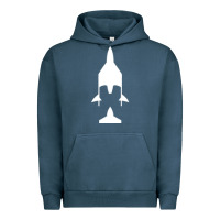 Pigment Midnight Navy Virgin Galactic Evolution Urban Hoodie - linhVisuals