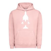 Pigment Salmon Virgin Galactic Evolution Urban Hoodie - linhVisuals