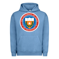 Pigment Pebble Blue university of texas at arlington seal Urban Hoodie - linhVisuals