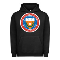 Pigment Black university of texas at arlington seal Urban Hoodie - linhVisuals