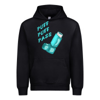 Black puff puff pass inhaler Urban Hoodie - linhVisuals