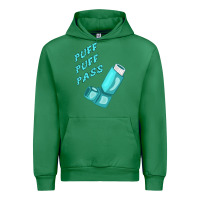 Emerald puff puff pass inhaler Urban Hoodie - linhVisuals