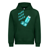Forest Green puff puff pass inhaler Urban Hoodie - linhVisuals