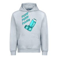 Heather Grey puff puff pass inhaler Urban Hoodie - linhVisuals