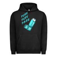 Pigment Black puff puff pass inhaler Urban Hoodie - linhVisuals