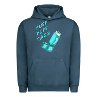 Pigment Midnight Navy puff puff pass inhaler Urban Hoodie - linhVisuals
