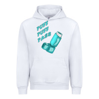 White puff puff pass inhaler Urban Hoodie - linhVisuals