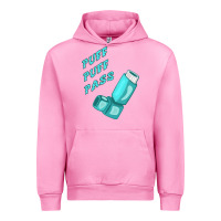 Fuchsia Pink puff puff pass inhaler Urban Hoodie - linhVisuals