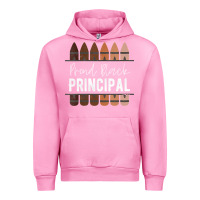 Fuchsia Pink womens proud black principal, black history month school principal v n Urban Hoodie - linhVisuals