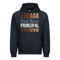 Navy womens proud black principal, black history month school principal v n Urban Hoodie - linhVisuals