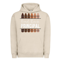 Pigment French Oak womens proud black principal, black history month school principal v n Urban Hoodie - linhVisuals