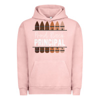 Pigment Salmon womens proud black principal, black history month school principal v n Urban Hoodie - linhVisuals