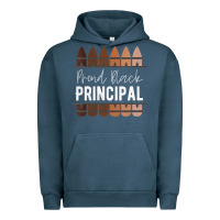 Pigment Midnight Navy womens proud black principal, black history month school principal v n Urban Hoodie - linhVisuals