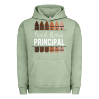 Pigment Oil Green womens proud black principal, black history month school principal v n Urban Hoodie - linhVisuals
