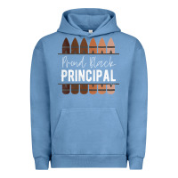 Pigment Pebble Blue womens proud black principal, black history month school principal v n Urban Hoodie - linhVisuals