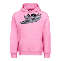 Fuchsia Pink newastro boy and uran Urban Hoodie - linhVisuals