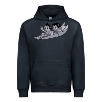 Navy newastro boy and uran Urban Hoodie - linhVisuals