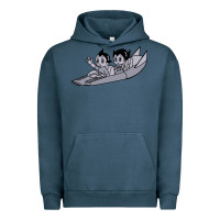 Pigment Midnight Navy newastro boy and uran Urban Hoodie - linhVisuals