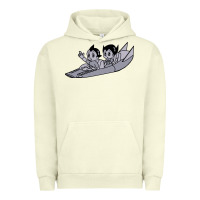 Pigment Pistachio newastro boy and uran Urban Hoodie - linhVisuals