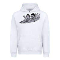 White newastro boy and uran Urban Hoodie - linhVisuals