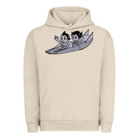 Pigment French Oak newastro boy and uran Urban Hoodie - linhVisuals