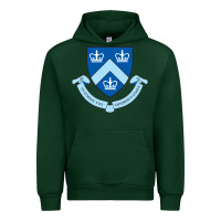 Forest Green columbia university shield Urban Hoodie - linhVisuals