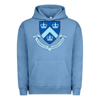 Pigment Pebble Blue columbia university shield Urban Hoodie - linhVisuals