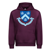 Mauve Wine columbia university shield Urban Hoodie - linhVisuals