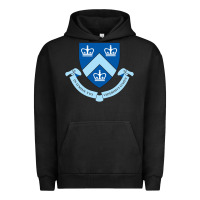 Pigment Black columbia university shield Urban Hoodie - linhVisuals