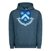Pigment Midnight Navy columbia university shield Urban Hoodie - linhVisuals