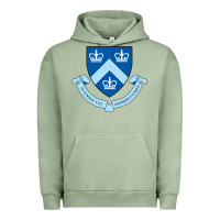 Pigment Oil Green columbia university shield Urban Hoodie - linhVisuals