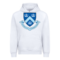 White columbia university shield Urban Hoodie - linhVisuals