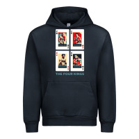 Navy the four kings of boxing Urban Hoodie - linhVisuals