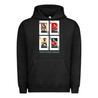 Pigment Black the four kings of boxing Urban Hoodie - linhVisuals