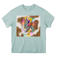 Retro Baseball With Leopard Heavy Core Tee | Teevron