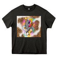 Asphalt retro baseball with leopard Heavy Core Tee - TumblerDesignByShophia