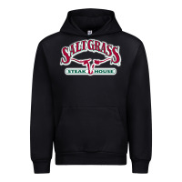 Black Saltgrass Steakhouse Urban Hoodie - linhVisuals