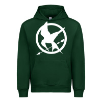 Forest Green The Hunger Games Trilogy Urban Hoodie - linhVisuals