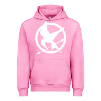 Fuchsia Pink The Hunger Games Trilogy Urban Hoodie - linhVisuals