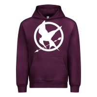 Mauve Wine The Hunger Games Trilogy Urban Hoodie - linhVisuals