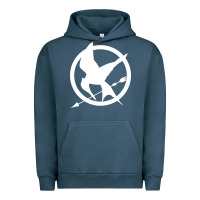 Pigment Midnight Navy The Hunger Games Trilogy Urban Hoodie - linhVisuals