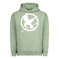 Pigment Oil Green The Hunger Games Trilogy Urban Hoodie - linhVisuals