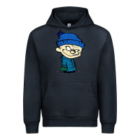 Navy calvin Urban Hoodie - linhVisuals
