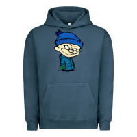 Pigment Midnight Navy calvin Urban Hoodie - linhVisuals